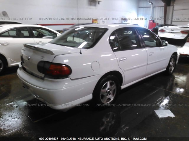 1G1NE52J83M571364 - 2003 CHEVROLET MALIBU LS WHITE photo 4
