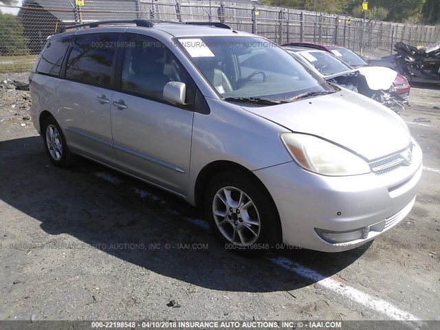 5TDZA22C34S157404 - 2004 TOYOTA SIENNA XLE/XLE LIMITED SILVER photo 1