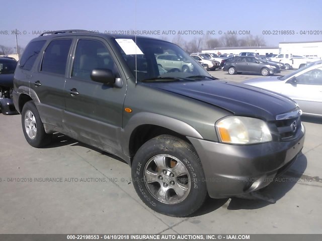 4F2YU08142KM54151 - 2002 MAZDA TRIBUTE LX/ES GREEN photo 1