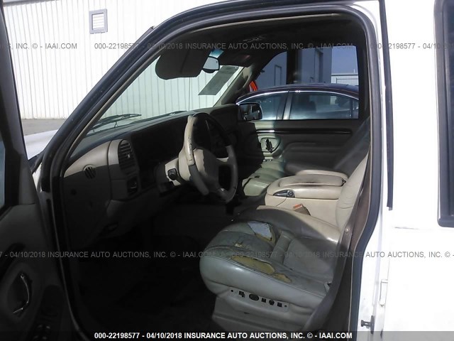 1GYEK13R4XR403978 - 1999 CADILLAC ESCALADE WHITE photo 5