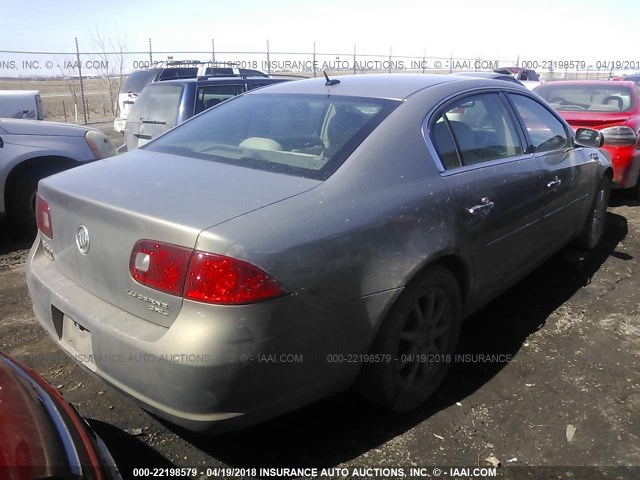 1G4HD57217U129617 - 2007 BUICK LUCERNE CXL TAN photo 4