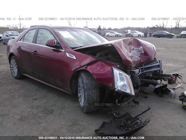 1G6DL5EV6A0119475 - 2010 CADILLAC CTS PERFORMANCE COLLECTION RED photo 1