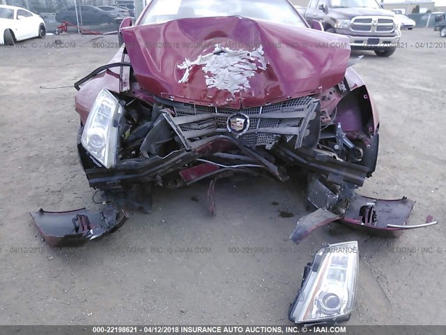 1G6DL5EV6A0119475 - 2010 CADILLAC CTS PERFORMANCE COLLECTION Красный фото 6