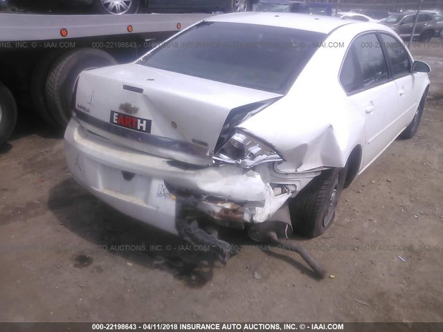 2G1WD5EMXA1201247 - 2010 CHEVROLET IMPALA POLICE WHITE photo 6