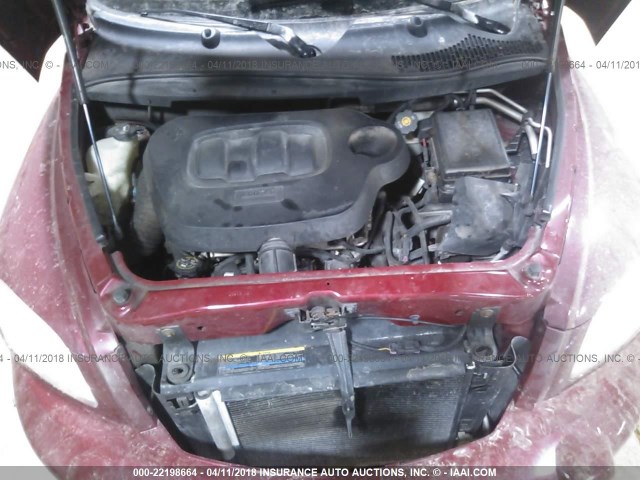 3GNDA13D87S613691 - 2007 CHEVROLET HHR LS RED photo 10