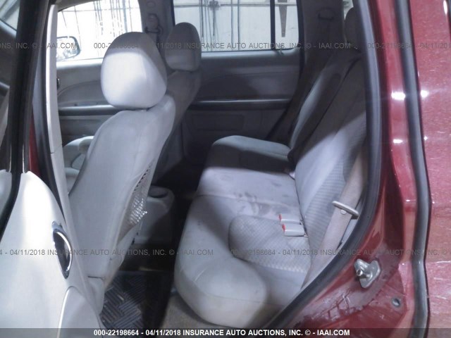 3GNDA13D87S613691 - 2007 CHEVROLET HHR LS RED photo 8