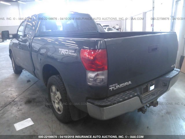 5TFBV541X7X028481 - 2007 TOYOTA TUNDRA DOUBLE CAB SR5 GREEN photo 3