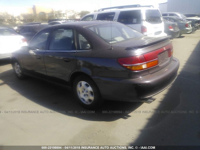 1G8JW52R2YY639354 - 2000 SATURN LS2 BROWN photo 3