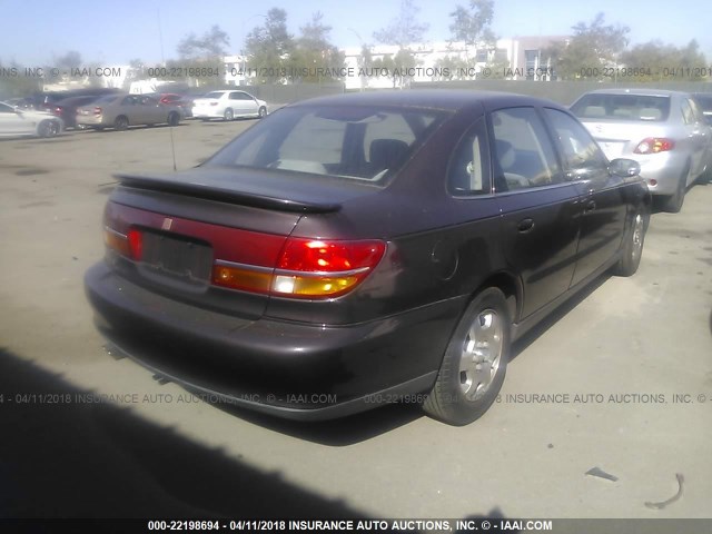 1G8JW52R2YY639354 - 2000 SATURN LS2 BROWN photo 4