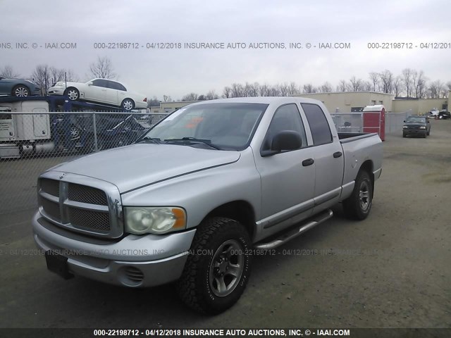 3D7HU18Z52G195064 - 2002 DODGE RAM 1500 SILVER photo 2