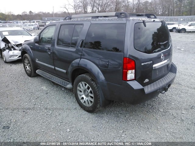 5N1BR1NB5BC623979 - 2011 NISSAN PATHFINDER LE GRAY photo 3