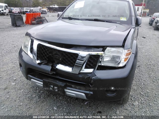 5N1BR1NB5BC623979 - 2011 NISSAN PATHFINDER LE GRAY photo 6