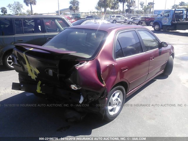 2T1BR18E4WC075884 - 1998 TOYOTA COROLLA VE/CE/LE MAROON photo 6