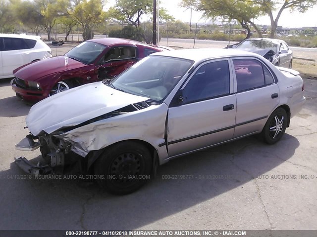 1NXBR12E8YZ358251 - 2000 TOYOTA COROLLA VE/CE/LE 银色 照片 2