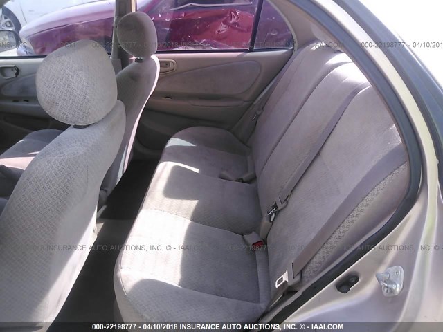 1NXBR12E8YZ358251 - 2000 TOYOTA COROLLA VE/CE/LE SILVER photo 8