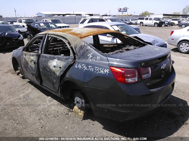 1G11B5SL5FF335644 - 2015 CHEVROLET MALIBU LS 灰色 照片 3