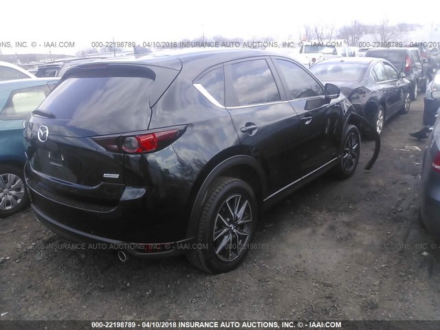 JM3KFBCM1J0300530 - 2018 MAZDA CX-5 TOURING Noir photo 4