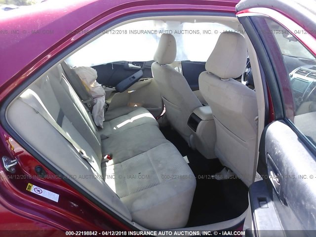 4T4BF1FK3ER370169 - 2014 TOYOTA CAMRY L/SE/LE/XLE წითელი ფოტო 8