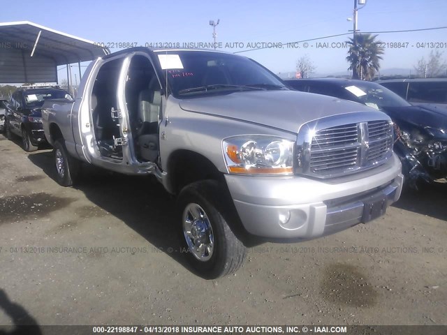 3D7LX39C86G139262 - 2006 DODGE RAM 3500 SILVER photo 1