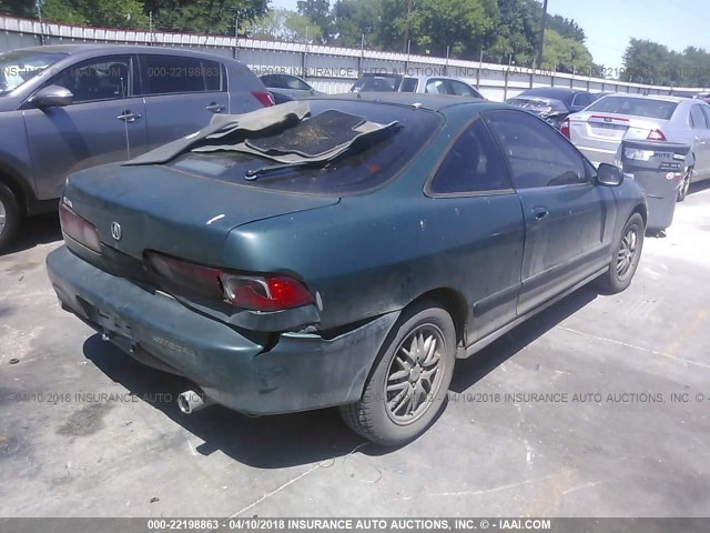 JH4DC43541S006525 - 2001 ACURA INTEGRA LS GREEN photo 4