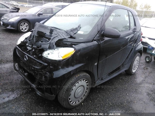 WMEEJ3BA4DK705454 - 2013 SMART FORTWO PURE/PASSION BLACK photo 2