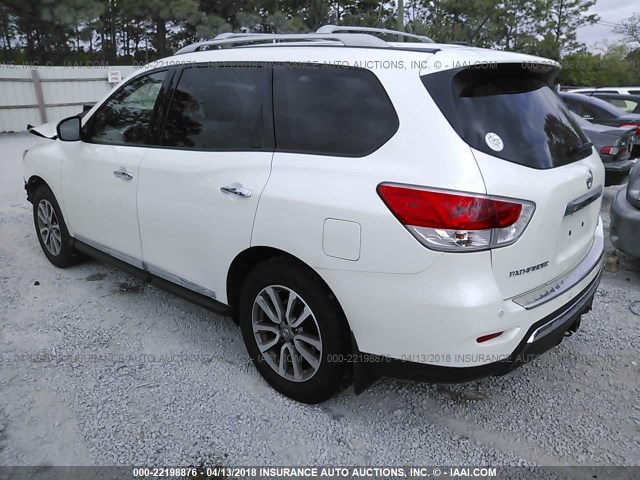 5N1AR2MN6GC614504 - 2016 NISSAN PATHFINDER S/SV/SL/PLATINUM 白色 照片 3