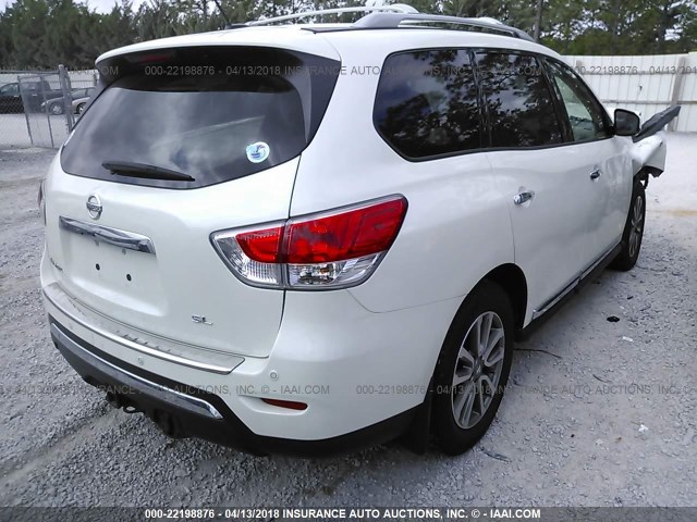 5N1AR2MN6GC614504 - 2016 NISSAN PATHFINDER S/SV/SL/PLATINUM 白色 照片 4