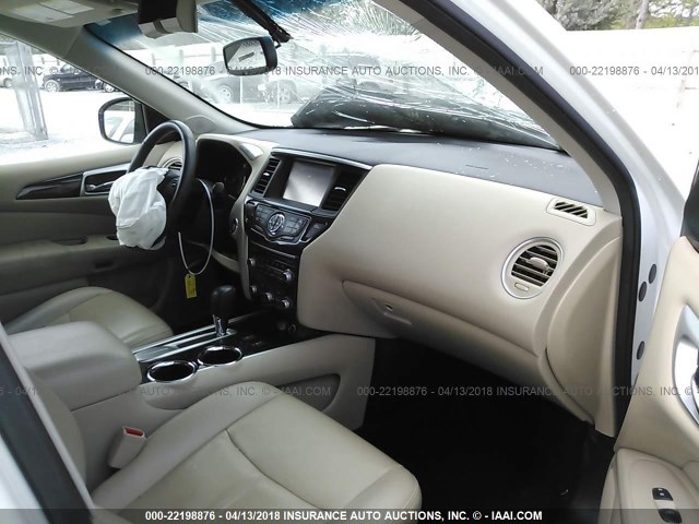 5N1AR2MN6GC614504 - 2016 NISSAN PATHFINDER S/SV/SL/PLATINUM 白色 照片 5