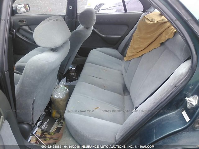 4T1BG12KXTU916279 - 1996 TOYOTA CAMRY DX/LE/XLE მწვანე ფოტო 8