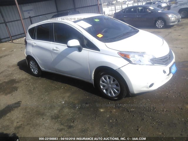 3N1CE2CPXEL435396 - 2014 NISSAN VERSA NOTE S/S PLUS/SV/SL WHITE photo 1