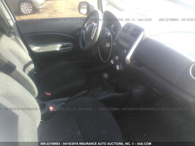 3N1CE2CPXEL435396 - 2014 NISSAN VERSA NOTE S/S PLUS/SV/SL WHITE photo 5