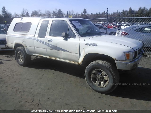 JT4VN13D8P5110612 - 1993 TOYOTA PICKUP 1/2 TON EX LONG WHLBSE DX WHITE photo 1