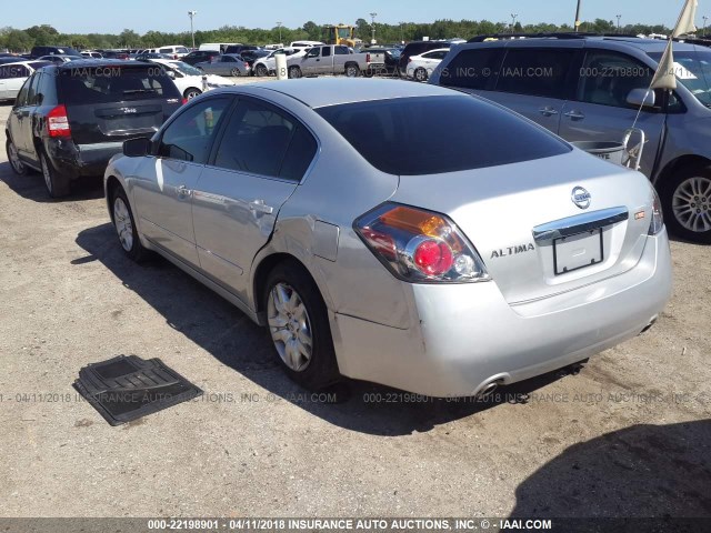 1N4AL2AP6CN516931 - 2012 NISSAN ALTIMA S SILVER photo 3