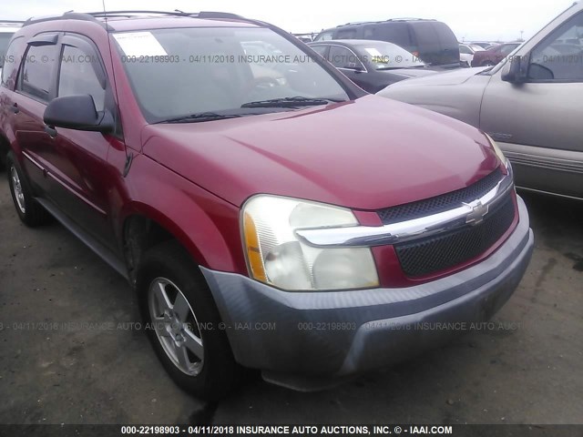 2CNDL13F056120213 - 2005 CHEVROLET EQUINOX LS RED photo 6