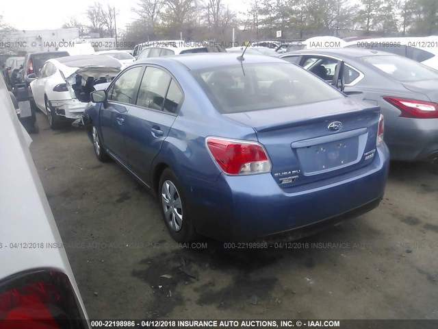 JF1GJAA63GG018777 - 2016 SUBARU IMPREZA BLUE photo 3