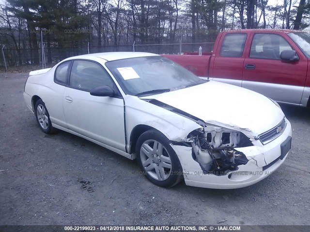 2G1WK15K779344731 - 2007 CHEVROLET MONTE CARLO LT WHITE photo 1