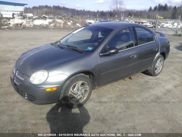 1B3ES56CX5D125605 - 2005 DODGE NEON SXT GRAY photo 2