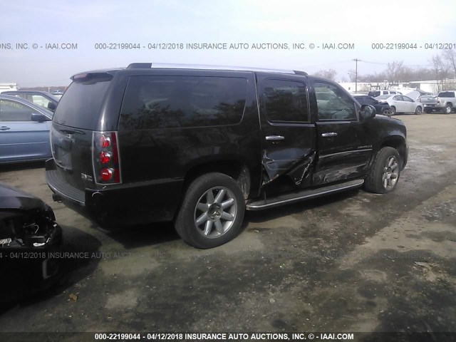 1GKFK66888J245529 - 2008 GMC YUKON XL DENALI BLACK photo 4