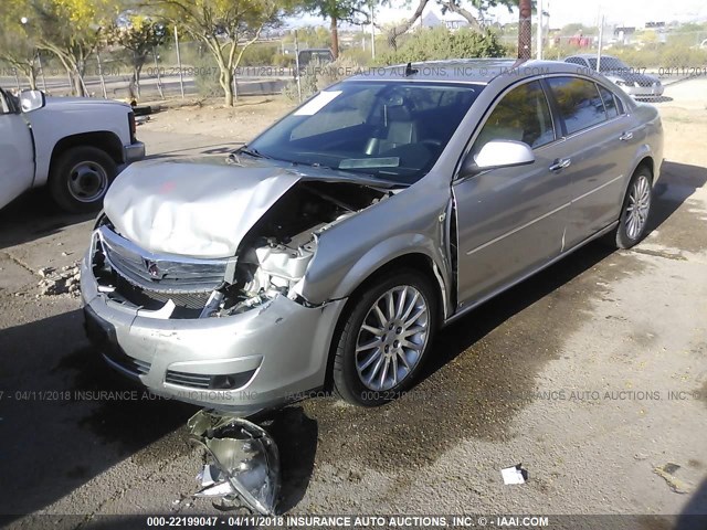 1G8ZV57748F189716 - 2008 SATURN AURA XR SILVER photo 2