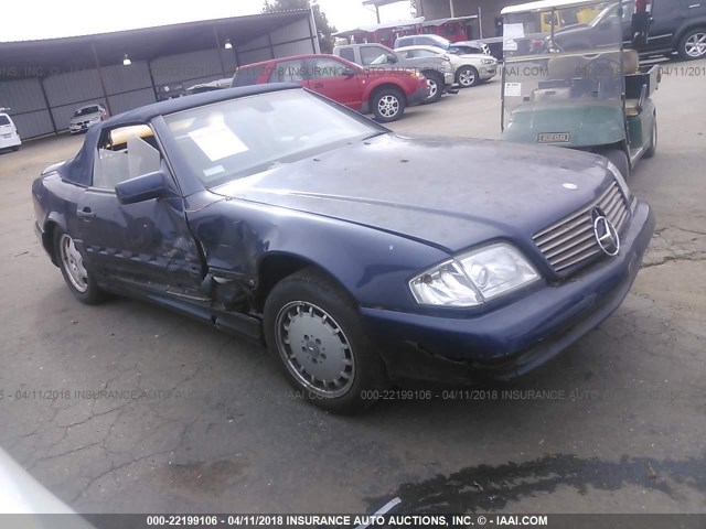 WDBFA76F0WF169435 - 1998 MERCEDES-BENZ SL 600 BLUE photo 1