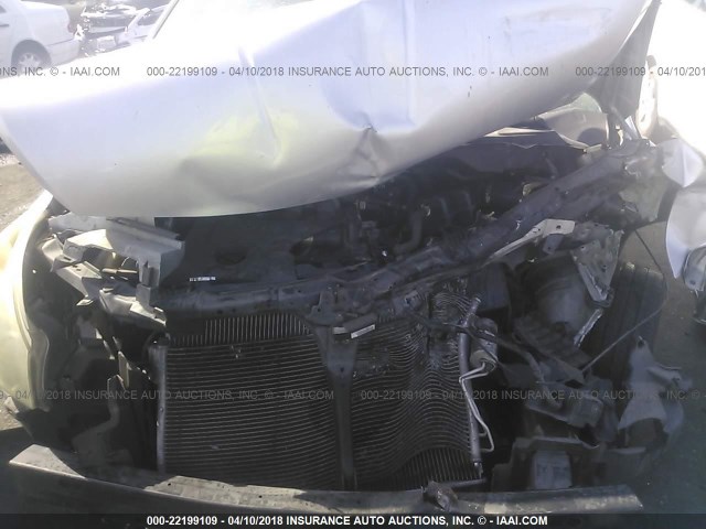 5N1BV28U86N127356 - 2006 NISSAN QUEST S/SE/SL GRAY photo 10