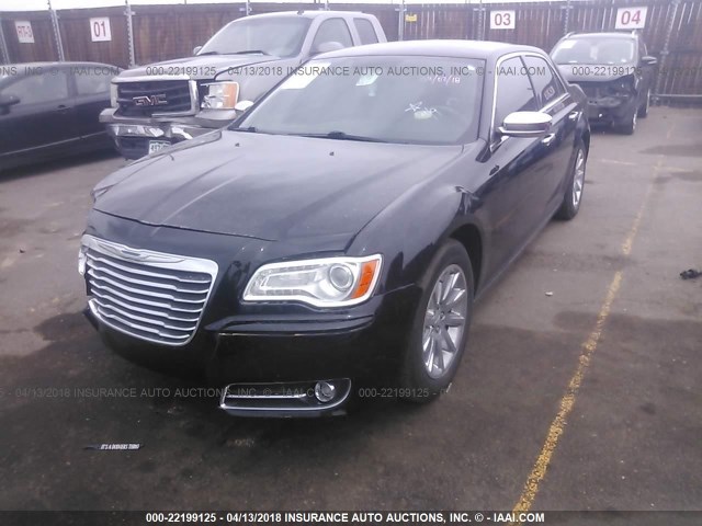 2C3CCACG0CH283510 - 2012 CHRYSLER 300 LIMITED BLACK photo 2