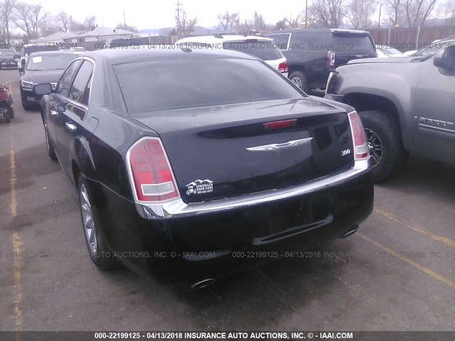 2C3CCACG0CH283510 - 2012 CHRYSLER 300 LIMITED BLACK photo 3