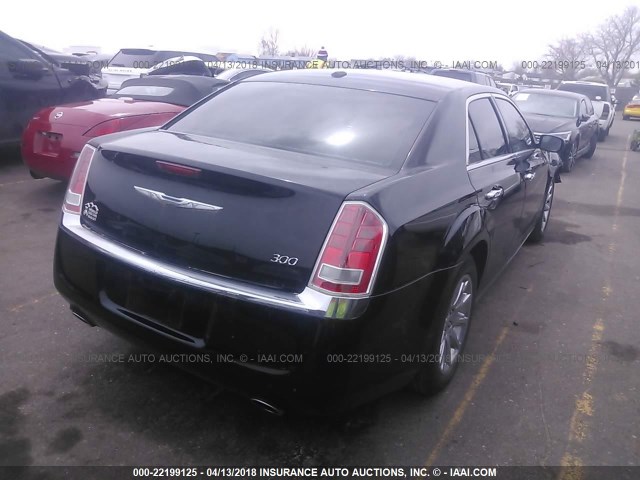 2C3CCACG0CH283510 - 2012 CHRYSLER 300 LIMITED BLACK photo 4