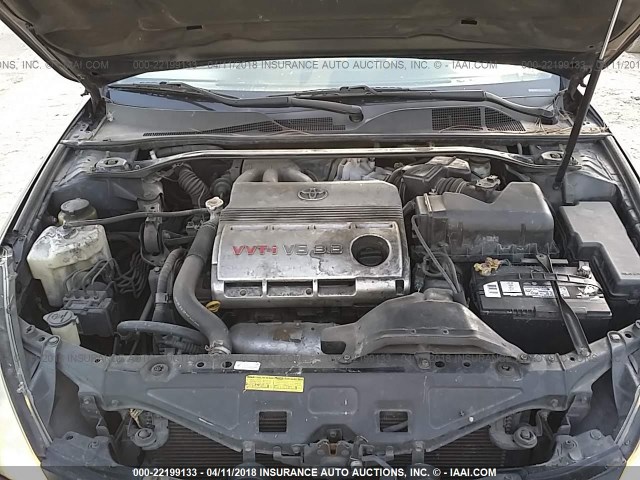 4T1CA38P55U041961 - 2005 TOYOTA CAMRY SOLARA SE/SLE შავი ფოტო 10