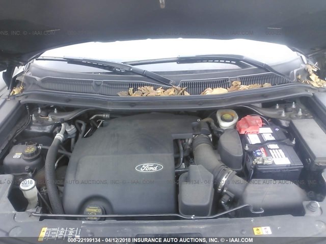 1FM5K8F82DGC53504 - 2013 FORD EXPLORER LIMITED 黑色 照片 10