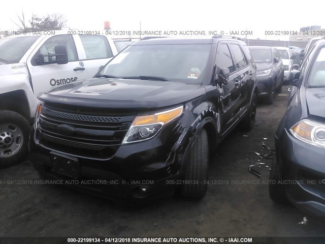 1FM5K8F82DGC53504 - 2013 FORD EXPLORER LIMITED 黑色 照片 2