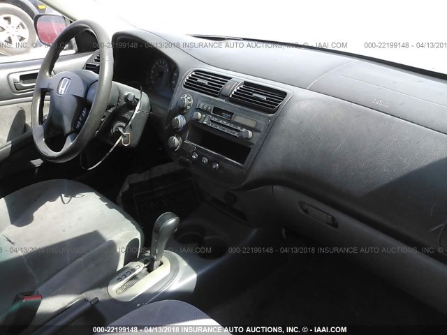 2HGES16501H542674 - 2001 HONDA CIVIC LX Gümüş foto 5