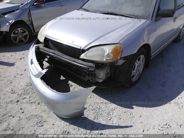 2HGES16501H542674 - 2001 HONDA CIVIC LX Gümüş foto 6