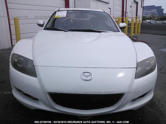 JM1FE17N040130952 - 2004 MAZDA RX8 WHITE photo 6